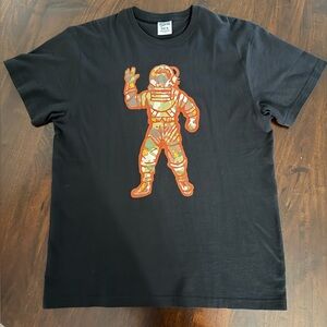 Billionaire Boys Club Black Tee with Orange Astronaut